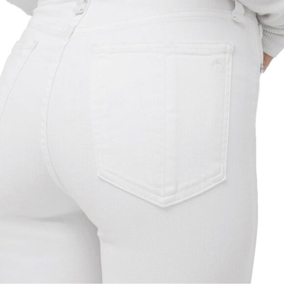 Rag & Bone High Rise Ankle Skinny Jeans NWT off white - Picture 2 of 12